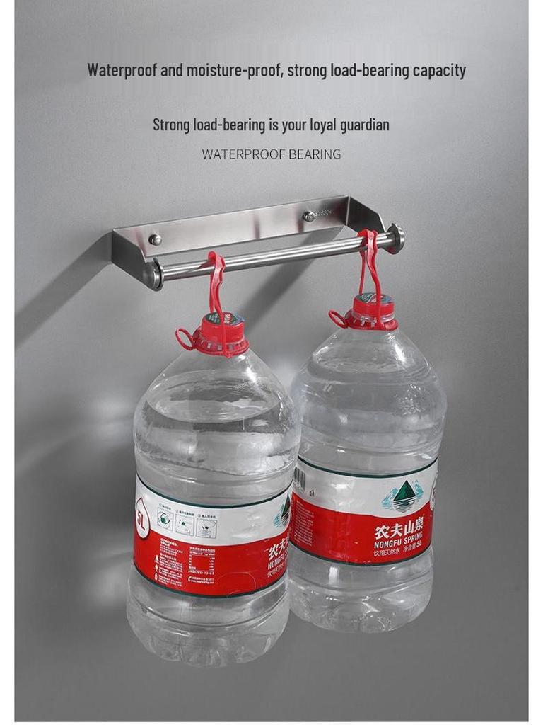 Stanzfreier Edelstahlhalter für Küchenpapier & Frischhaltefolie für Küche & Bad