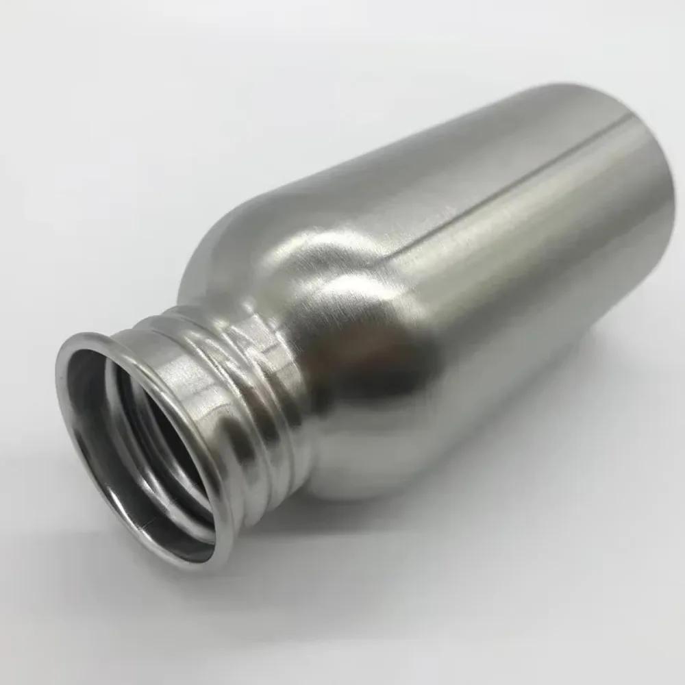 Stainless Steel Water Bottle 1000 750 500 350ml Big Mouth Cycling Hiking Waterbottle Drinkware Sports Bottle Flasks with Lid