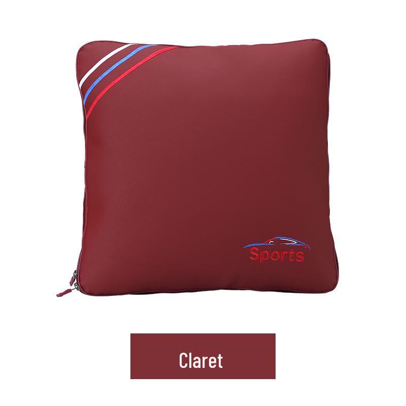 Versatile Car Air Conditioning Quilt, Cushion & Pillow: Dual-Use for Lumbar Support & Backrest, Fits Various Car Models