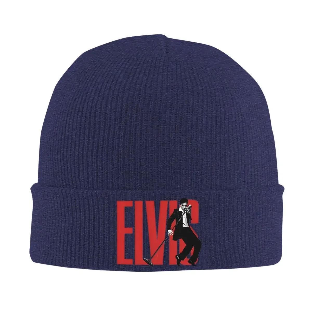 

E-Elvis P-Presleys Full Moon Bonnet Hats Skullies Beanies Adult Unisex Funny Head Wrap Beanie Hats Autumn Winter Kpop Design Cap