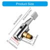 Tire Inflation Valves Connector Replacement Car Tire Inflation Nozzle Adapters for Car Bike Motorcycles Vehicle