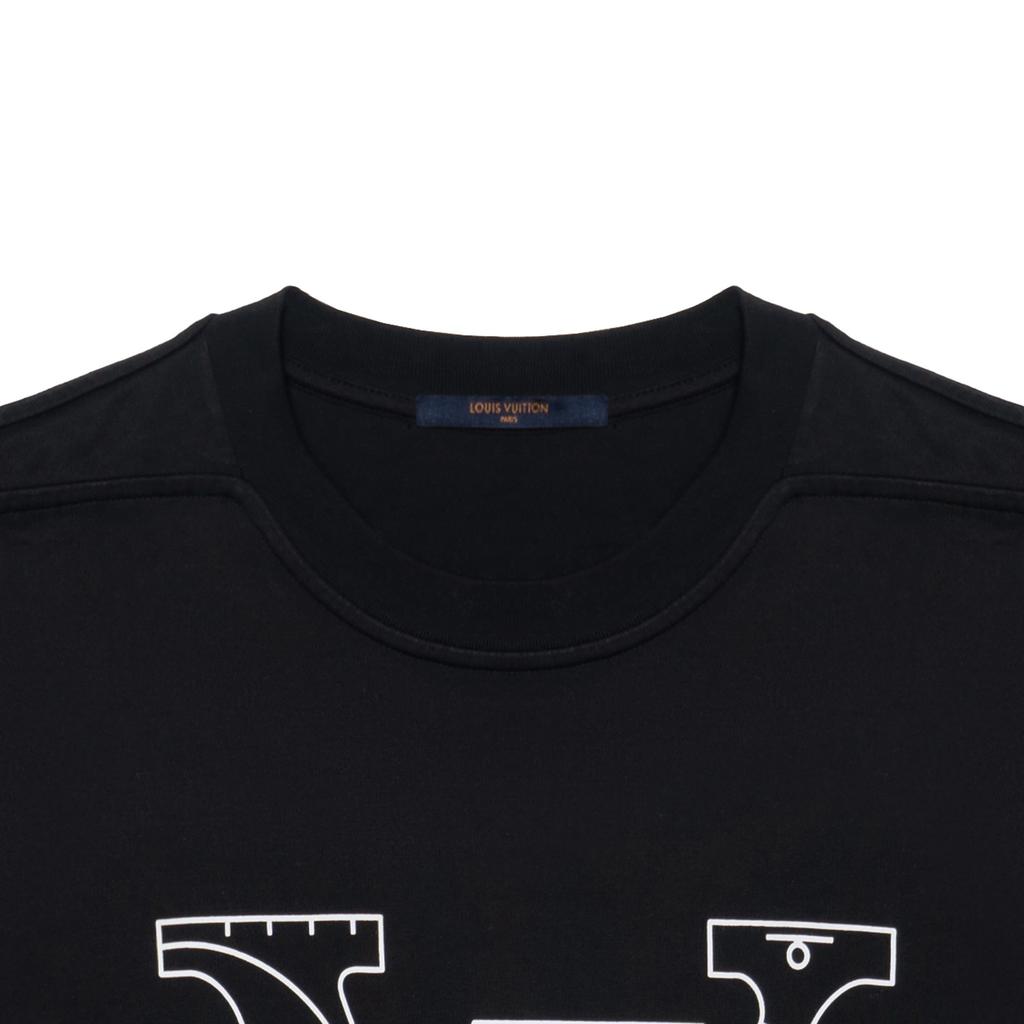 Louis Vuitton X NBA T Shirt Unisex Black 1A8X0U
