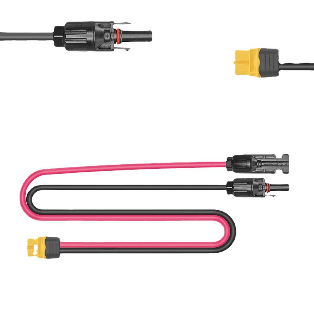 Kabel do ładowania słonecznego Silikonowy przewód do powerbanku Gniazdo wtykowe