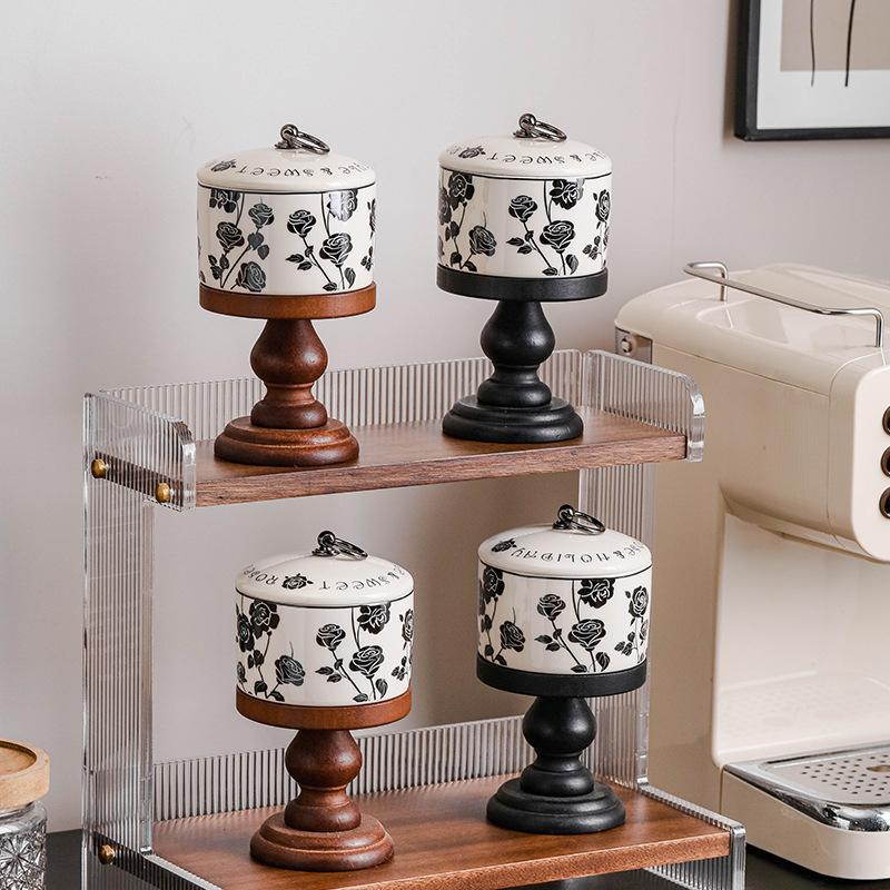 Audrey Hepburn Rose High Footed Glass Pudding Dessert Cup Ceramic Candle Holder Ice Cream Bowl