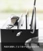 Yamazaki Jitsugyo Charging Station Black W20 X D15 X H20cm Tower Charging Storage Case Cable Box Bulk Storage 2195 Approx.