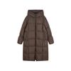 Less 2024 Women's Hooded Loose-Fit Goose Down Jacket