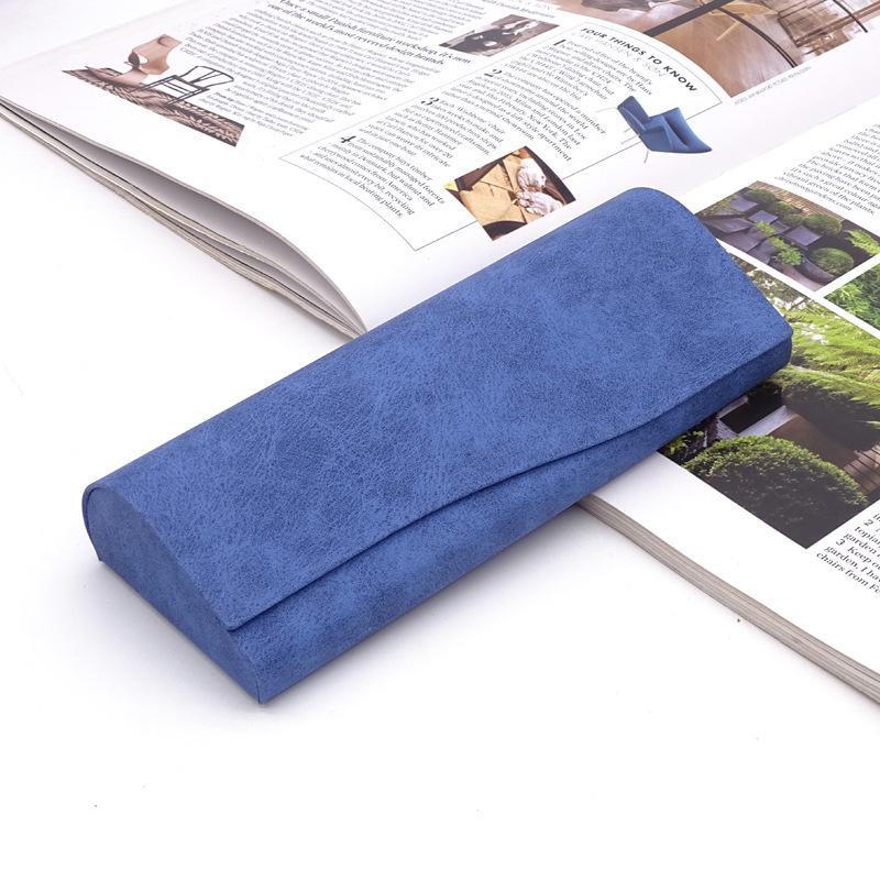 

Магнітний чохол для окулярів з візерунком овчини для чоловіків та жінок - Захист від тиску, для міопії та зберігання сонцезахисних окулярів синій