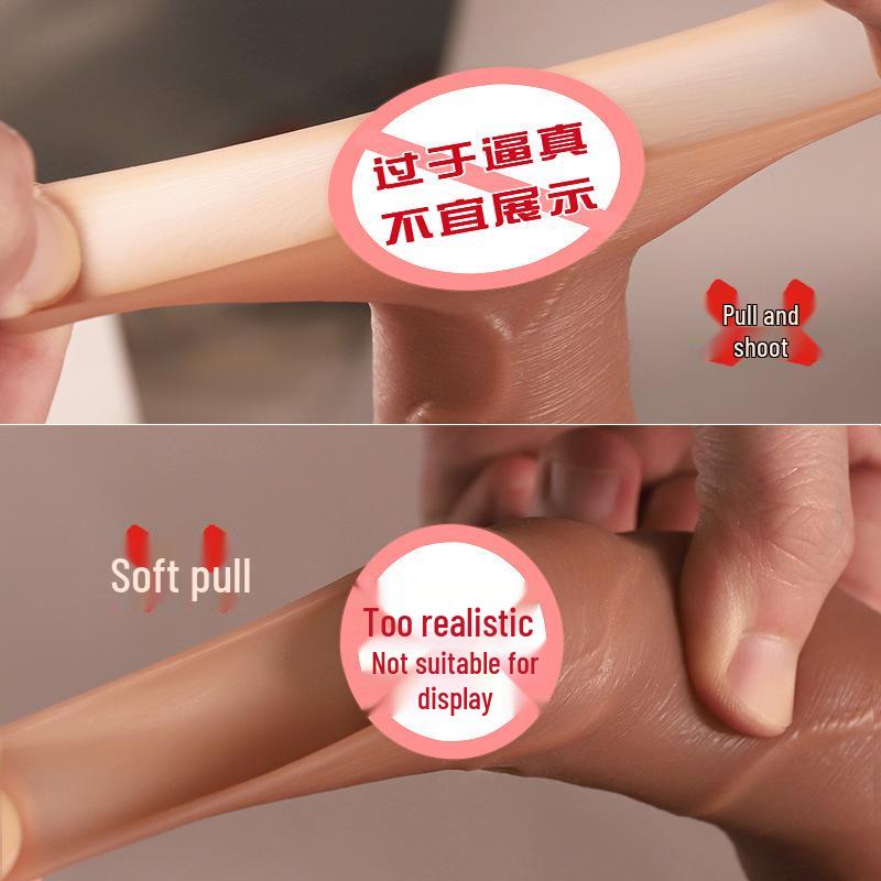 Long Love Women's Silicone Masturbator - Soft, Non-Electric, Realistic Adult Sex Toy
