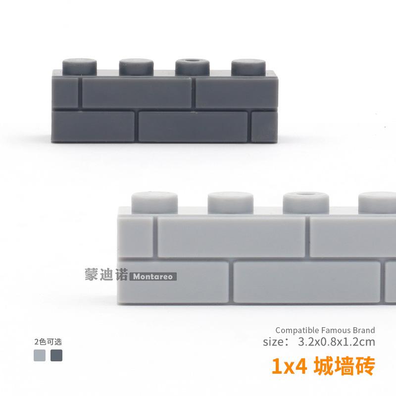300pcs City Friends Wall Figures Bricks DIY Construction MOC Building Blocks Thick 1x4 Dots Compatible 15533