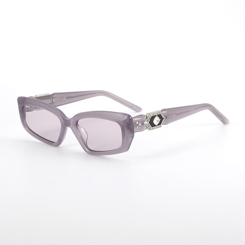 2025 New UV400 Anti UV Cat Eye Sunglasses Personalized Board Large Frame European and American Trendy Sunglasses