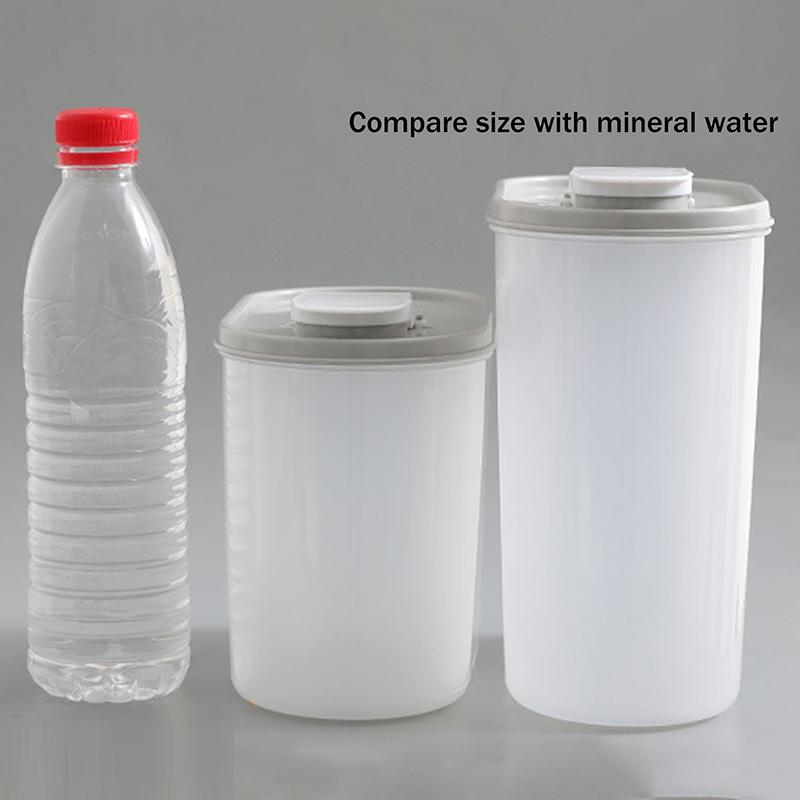 Grain Storage Container With Measuring Cup Food Storage Box Dry Goods Airtight Container Rice Bucket
