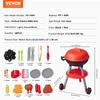 28 PCS Kids BBQ Grill Playset Cooking Grill Toy Set Pretend Sound Light