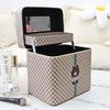 Caixa de cosméticos feminina grande capacidade bolsa de cosméticos portátil tamanho caixa de armazenamento de cosméticos