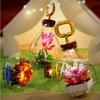 Creative Succulent Glower Bulb Building Blocks Eternal Flower Assembly Bricks Home Decoration Girl Holiday Gifts Children Toys