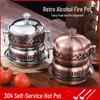 Di Ruien Stainless Steel Personal Alcohol Hot Pot