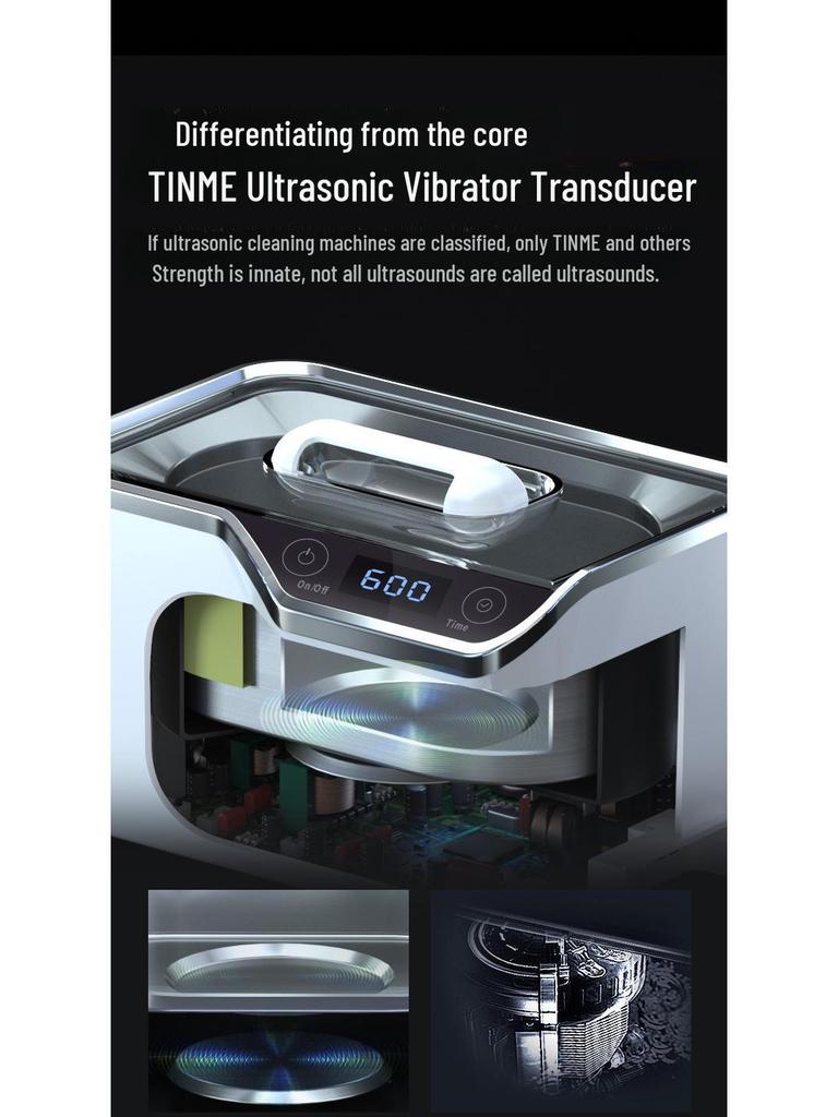 German TINME Ultrasonic Cleaner for Glasses, Jewelry, Watches, and Contact Lenses