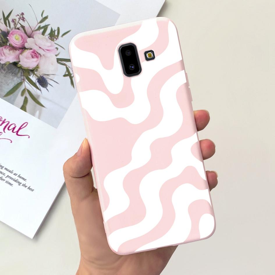For Samsung Galaxy J4 J6 Plus 2018 Case Popular Flower Soft Silicone Phone Back Cover For Samsung J6Plus J4Plus J610F J415F Capa
