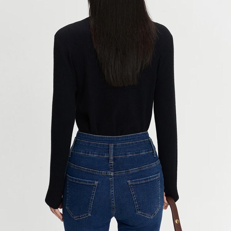 TATU Women's Hollow-Out Knit Pullover Sweater