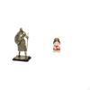 European Knight And Mother Resin Sculpture Creative Desktop Ornament Decorative Figurine for Living