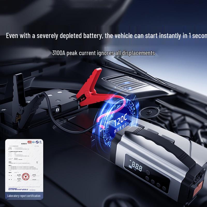 Chongteng Multi-functional Car Jump Starter & Tire Inflator Pack