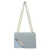 Popular Diagonal Iron Edge Handbag Women's 2025 New Solid Color Small Square Bag Casual Shoulder Messenger Bag Small Square Bag