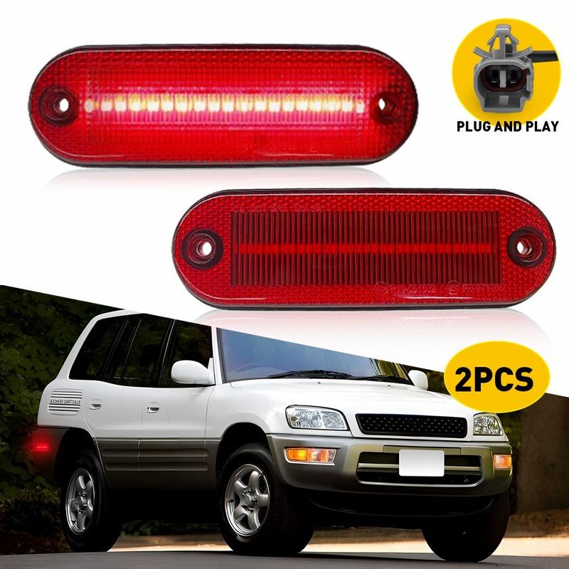 Side Marker LED Rear Signal Bumper Light For 1996-2000 Toyota RAV4 Left & Right