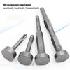 Electric Hammering Drill Bit Hand Tool Set Electric Hammering Sliver Drill Bit Round Handle Compatible For Hammering Bolts