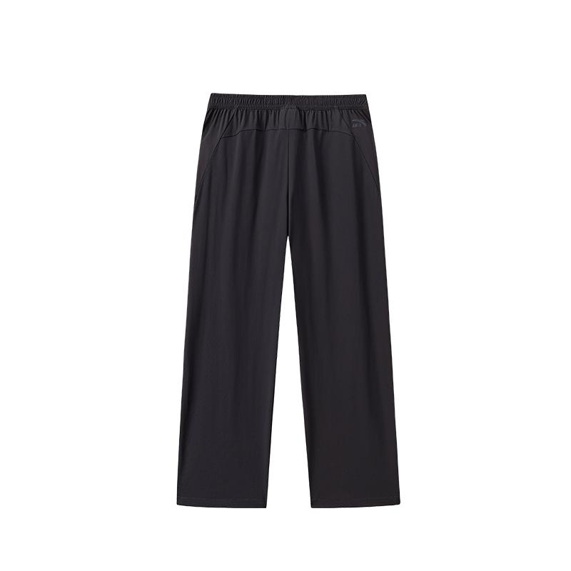 Anta Fan Zhendong Series Straight Leg Solid Color Zipper Casual Pants Unisex Pants 172628502R-2