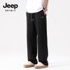 JEEP SPIRIT Men's Loose-Fit Straight-Leg Sporty Casual Pants