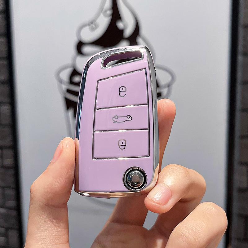 High-Grade Key Case for Volkswagen Passat 17-18 Models - Unisex Design