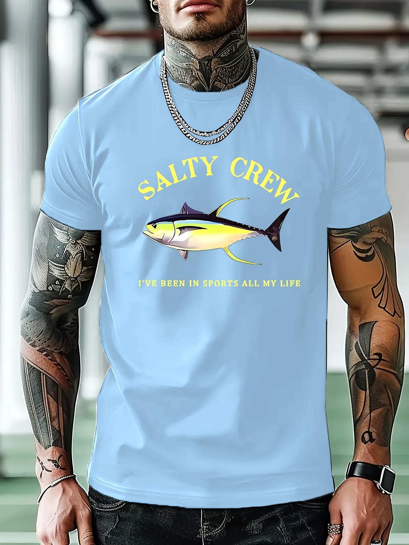 Comfortable Short-Sleeve Round Neck T-shirt XL