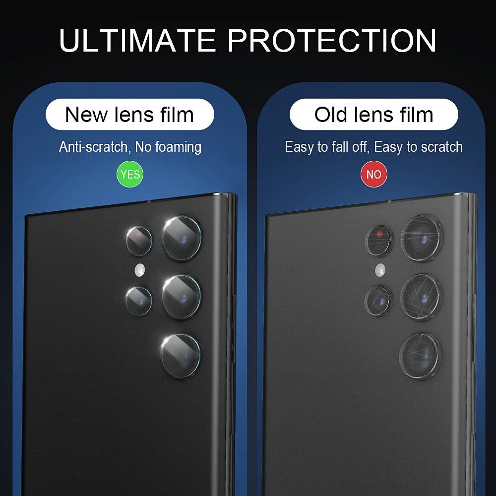 3 Set Soft Glass Camera Protector for Poco M6 M8 X8 Pro Max X6 F6 X7 F7 Pro F8 F9 Ultra 5G M7 4G PocoX7 X7Pro F9Pro HD Lens Film 4
