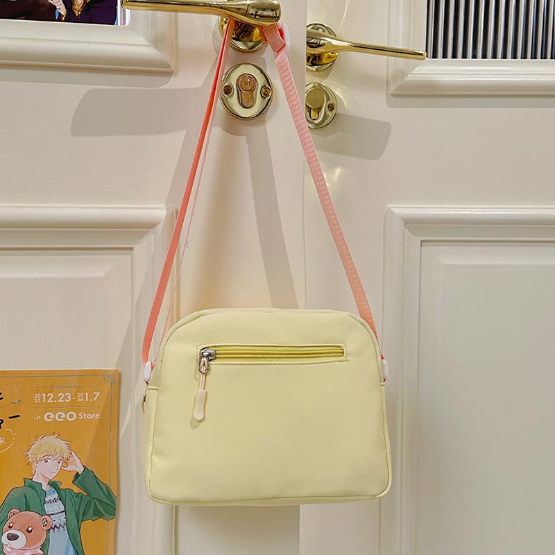Schoolbag Sweet and Simple Matching Color Backpack Mori High Value Versatile Messenger Bag Casual and Lightweight Waterproof Shoulder Bag