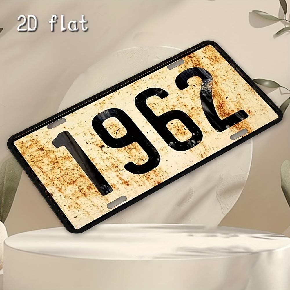 

Vintage Retro Year Themed Aluminum Metal Sign Classic Nostalgic Style Wall Decor for Home Bar Cafe Garage Man Cave Living R 15x30cm(5.9x7.8inch)