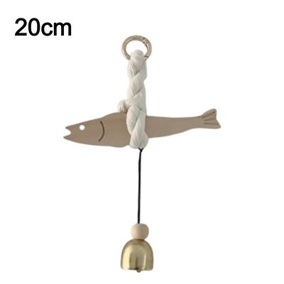  Pendentif de Porte en Bois Drôle Ornement de Voiture Poisson Ultra-mince Léger Économise de l'Espace Montage Mural Poisson Accrochable Charme Lieu Artisanat