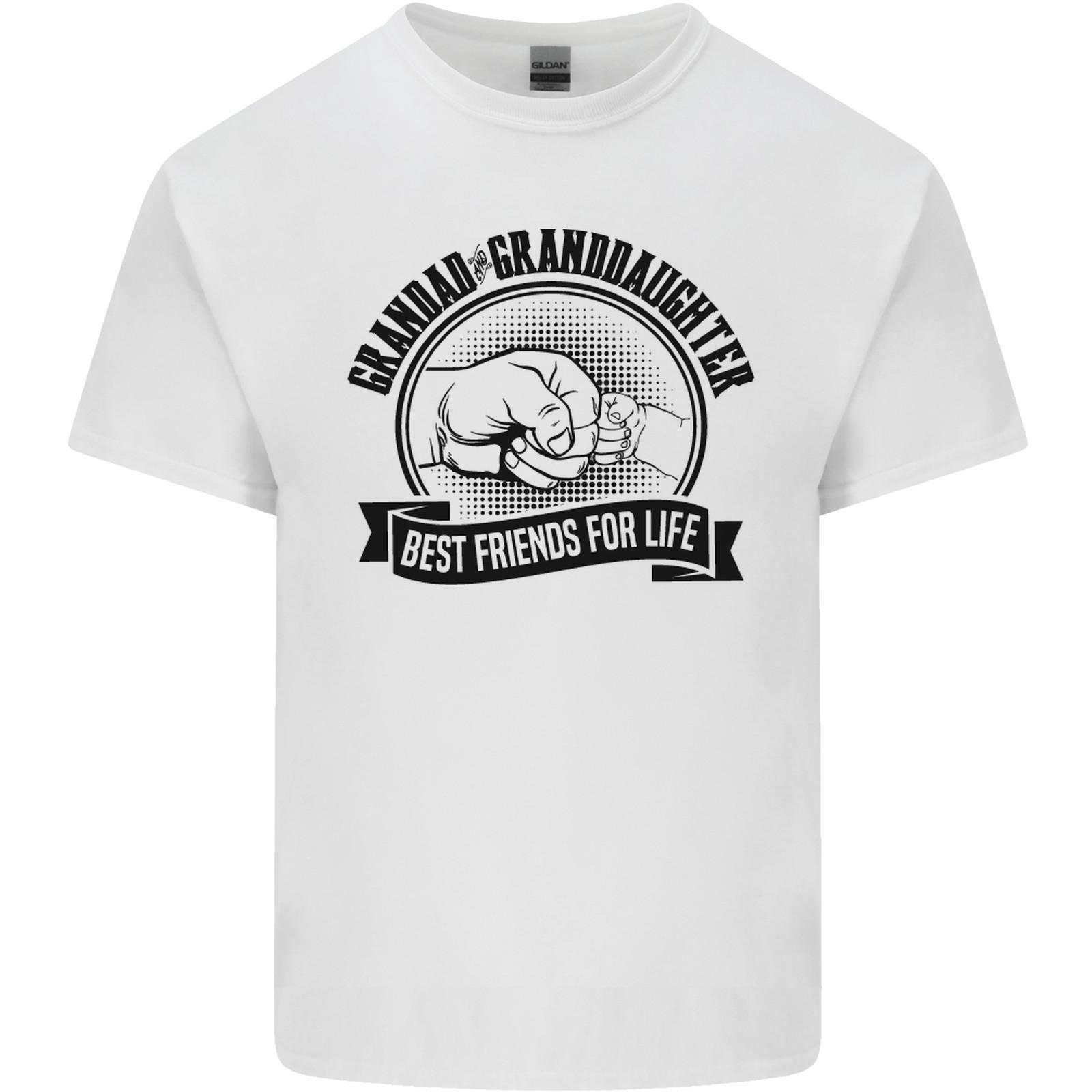 Grandad & Granddaughter Grandparents Day Mens Light Cotton T-Shirt XL