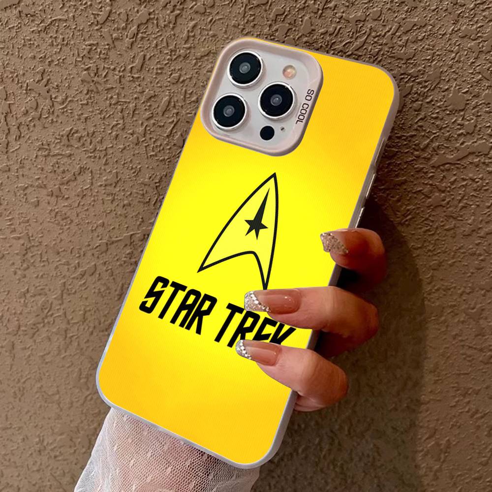 Phone Case S-Star T-Trek For iPhone 17 16e 16 15 14 13 12 11 Mini Pro Max X XR XSMAX 8 7 Air Plus Anti Fall Matte Back Cover