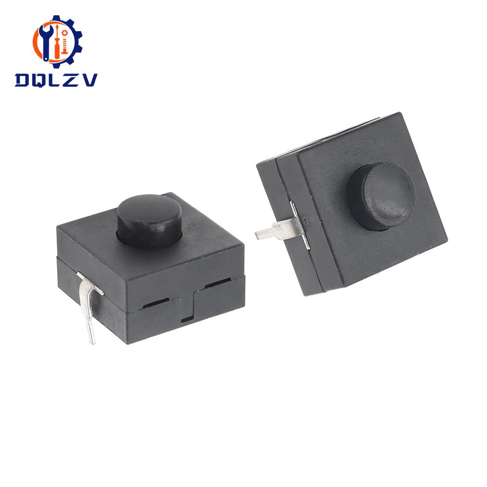 12x12mm Middle 2 Pins ON-OFF Flashlight Button Switch 1A 30V 1212-112D Height 9.5mm