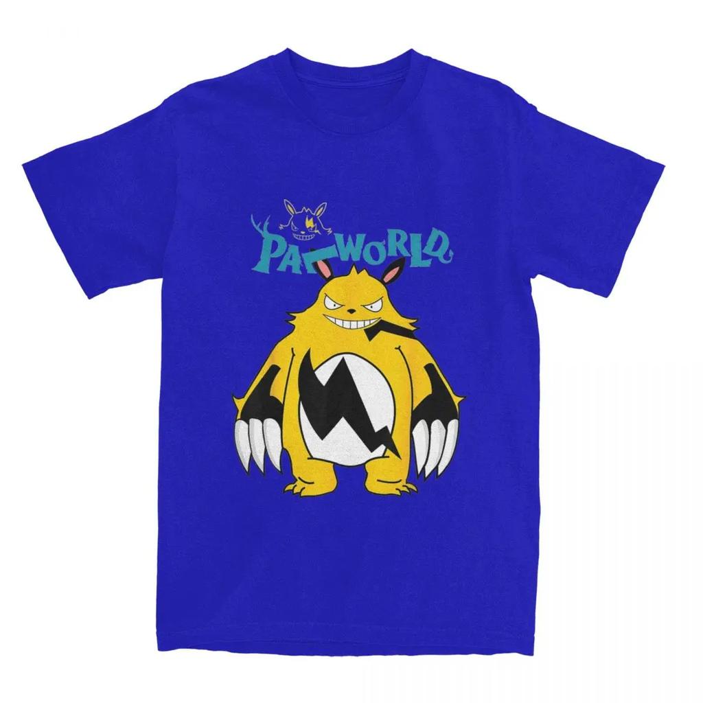 Palworld Games Pals Shirt Stuff Wo100% Cotton Novelty Round Neck Funny Tee Shirt Short Sleeve Tops Christmas Gifts