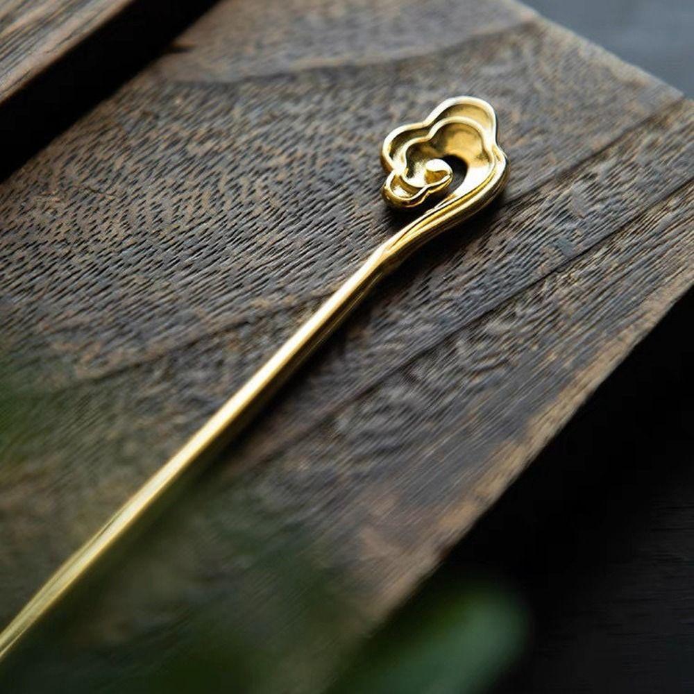Girls New Headwear Braided Hairpins Cloud Shape Chinese Hair Fork Hanfu Hairpins Women Hair Stick