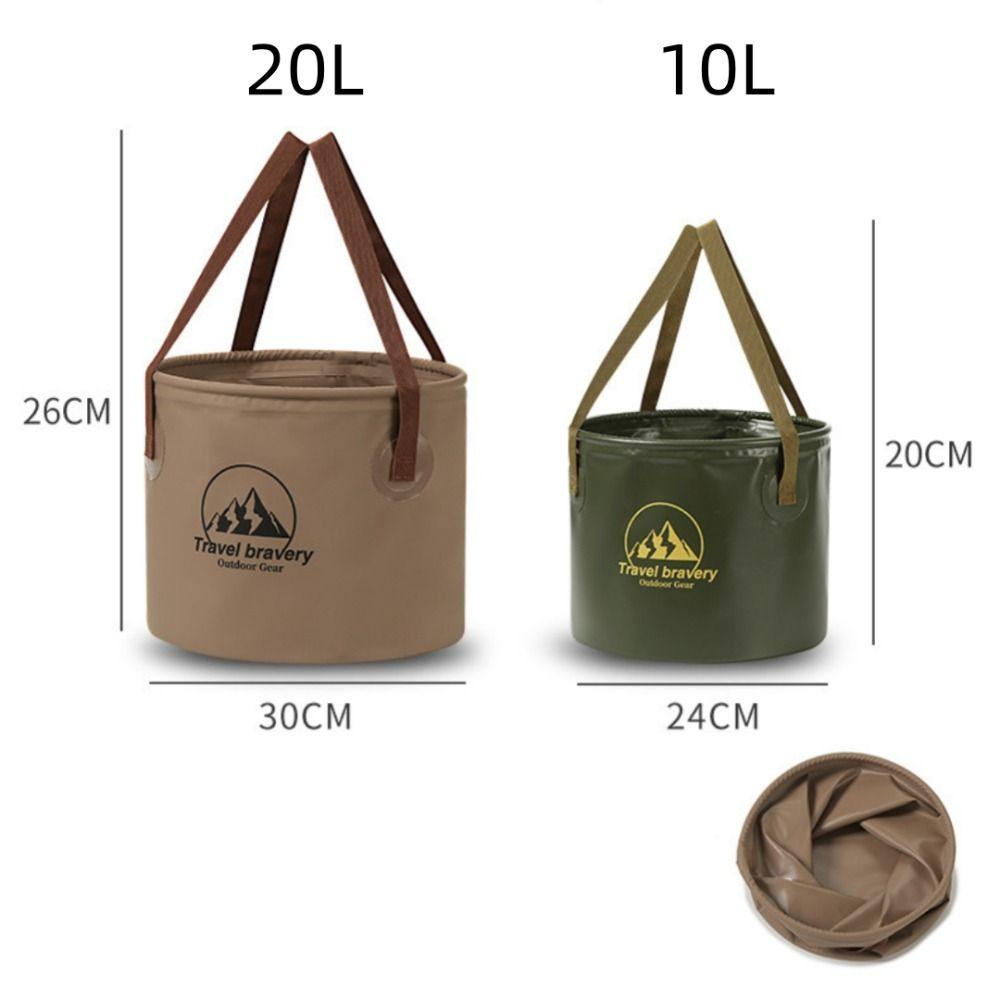 Basin Container Camping Bucket 5L/10L/20L Camping Bag Fashion Folding Water Storage Bucket