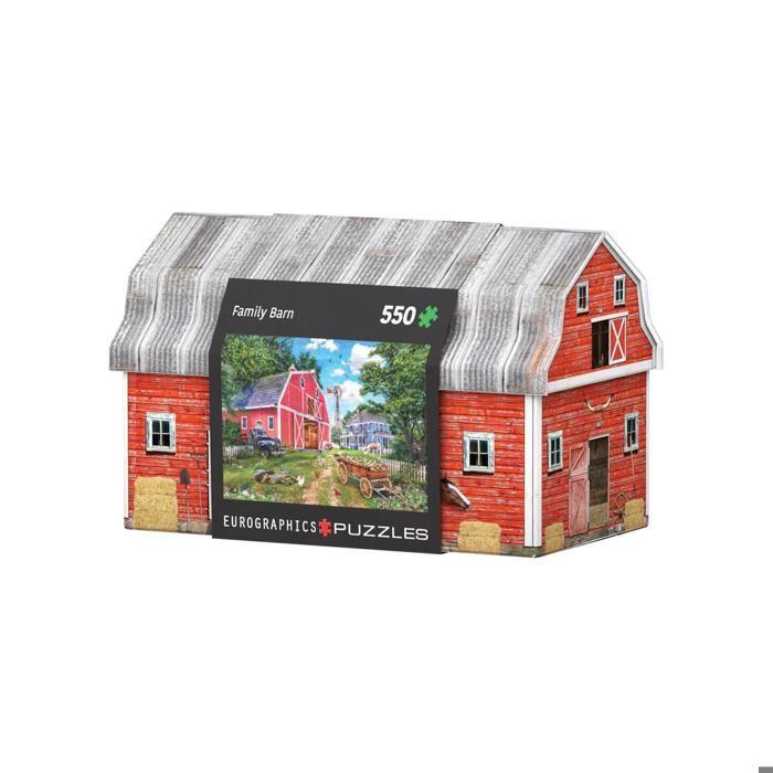 Puzzle 550 pièces : ferme familiale (boîte)