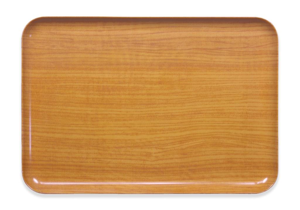 ST Tray L Wood Natural Dishwasher Safe Stylish Plastic Square Rectangular Tray Style Kitchen Placemat Tray Cloth Commercial Cafe Restaurant Hotel Made