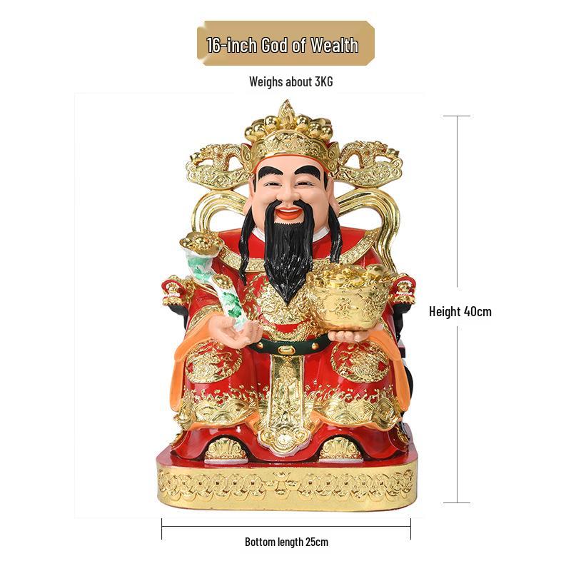 Fan Li God of Wealth Figurine – New Year Office & Home Decor