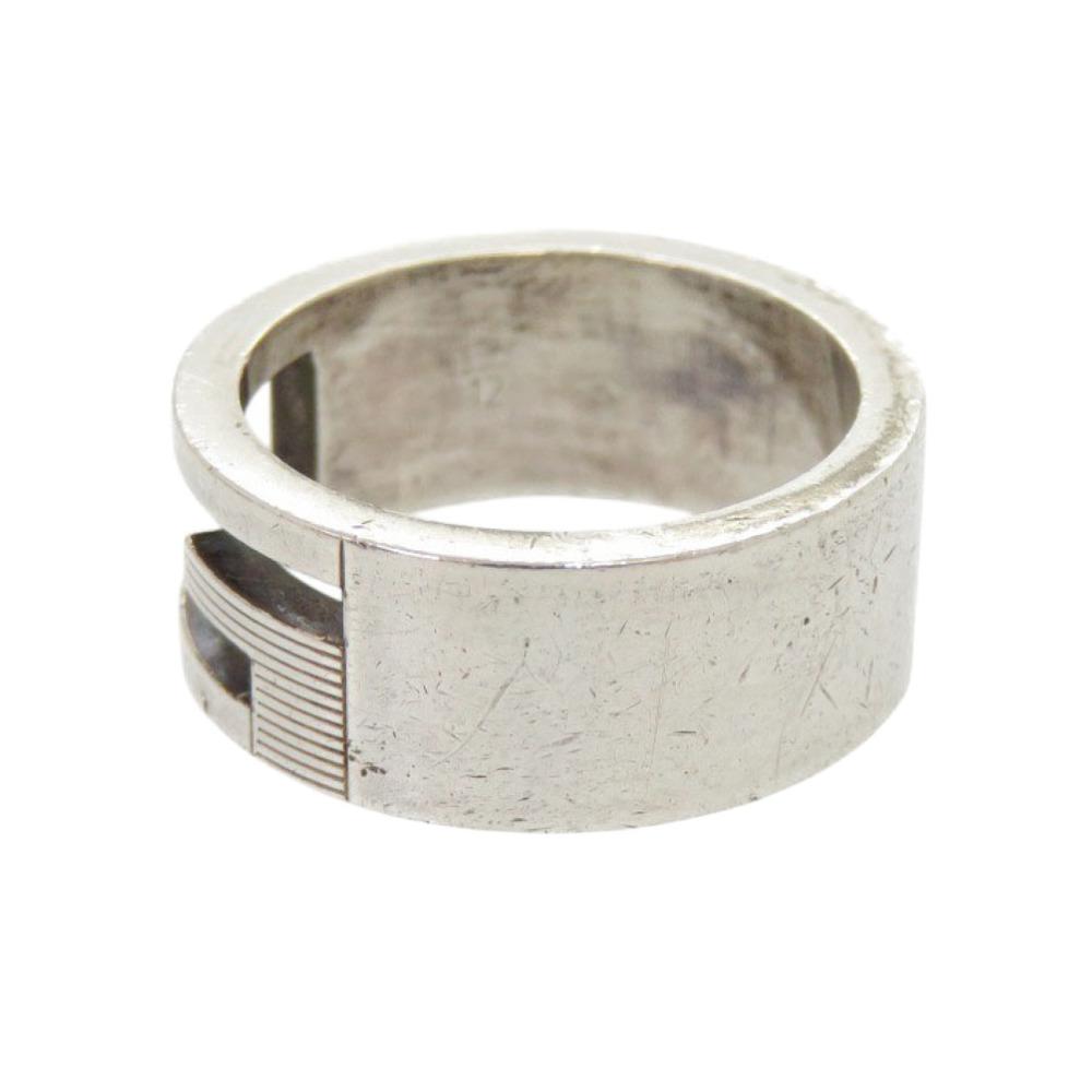 Used AUTHENTIC GUCCI Cutout GRing Silver Silver925 #11(JP Size)