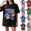 Women's Casual Short Sleeve T-Shirt Letter Print Loose Fit Comfortable Soft Fabric Crew Neck Lightweight Top for Everyday Wear