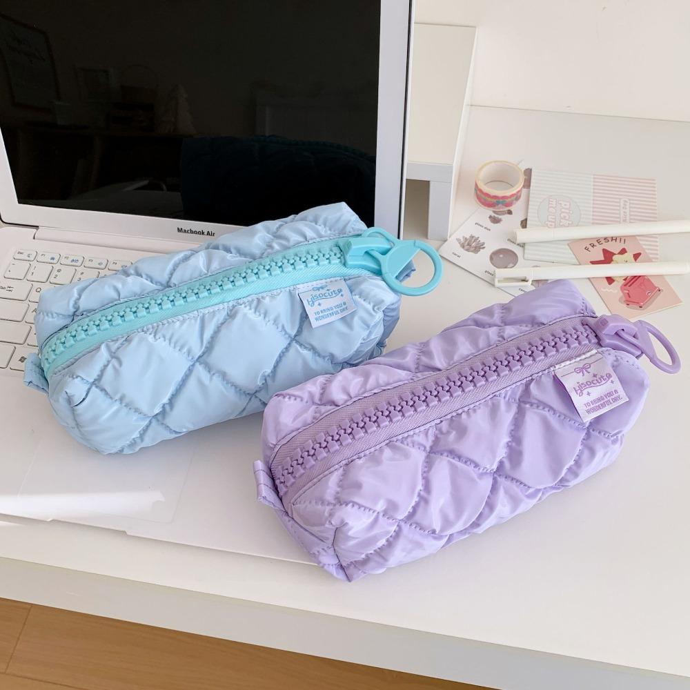 Candy Colors Cosmetic Bag Polyester Pencil Cases Gift Stationery Box