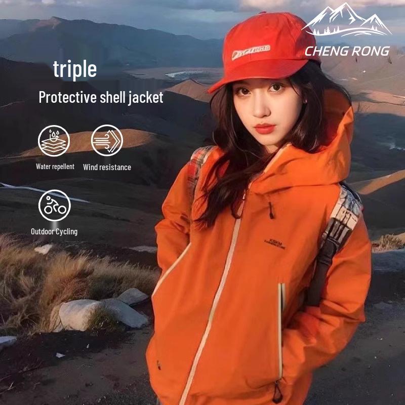 

Women s Mountain Series 3-in-1 Storm Jacket - 2024 Fall/Winter Trend: Windproof, Waterproof, Versatile Outdoor Suit L