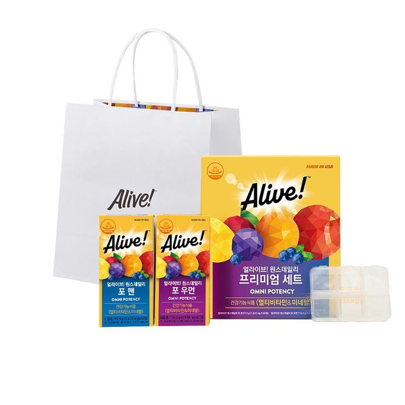 

Alive Once Daily Supplement for Men & Women Set