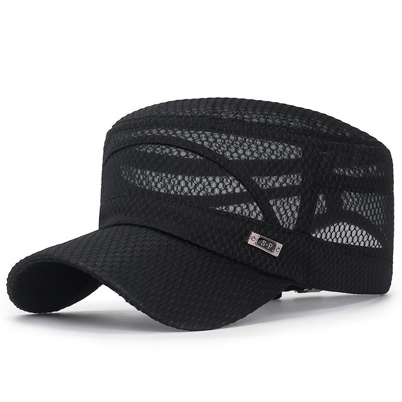 Spring Summer Anti-UV Baseball Cap Adjustable Casual Cadet Hat Breathable Outdoor Sun Hat Men